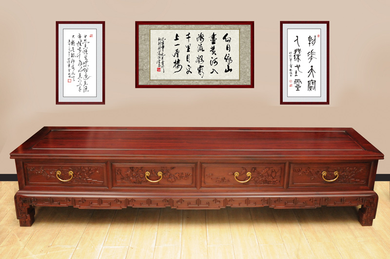 嵌回紋影視柜